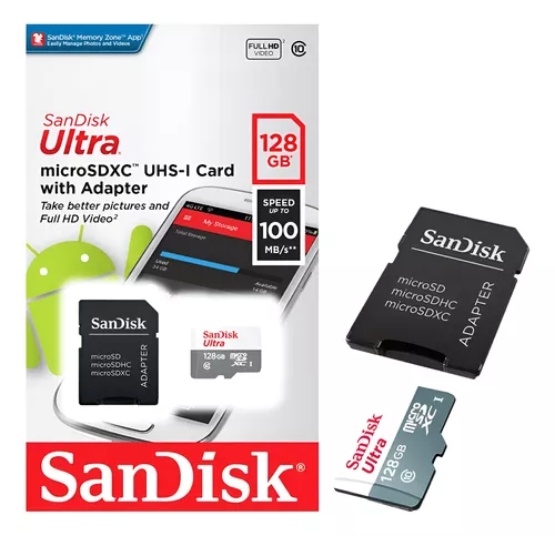 Memoria MicroSD 128GB SanDisk