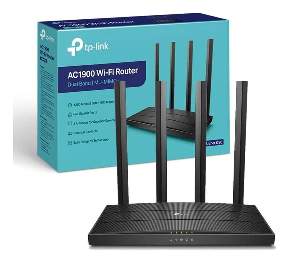Router AC1900 Gigabit TP-Link Archer C80