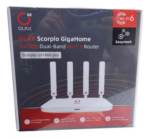 Router AX1800 Olax Scorpio GX1800 Pro