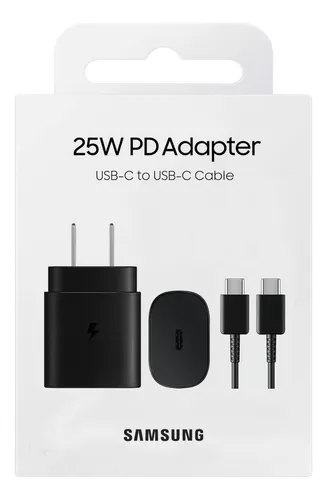 Cargador Samsung 25w + Cable Tipo-C Original