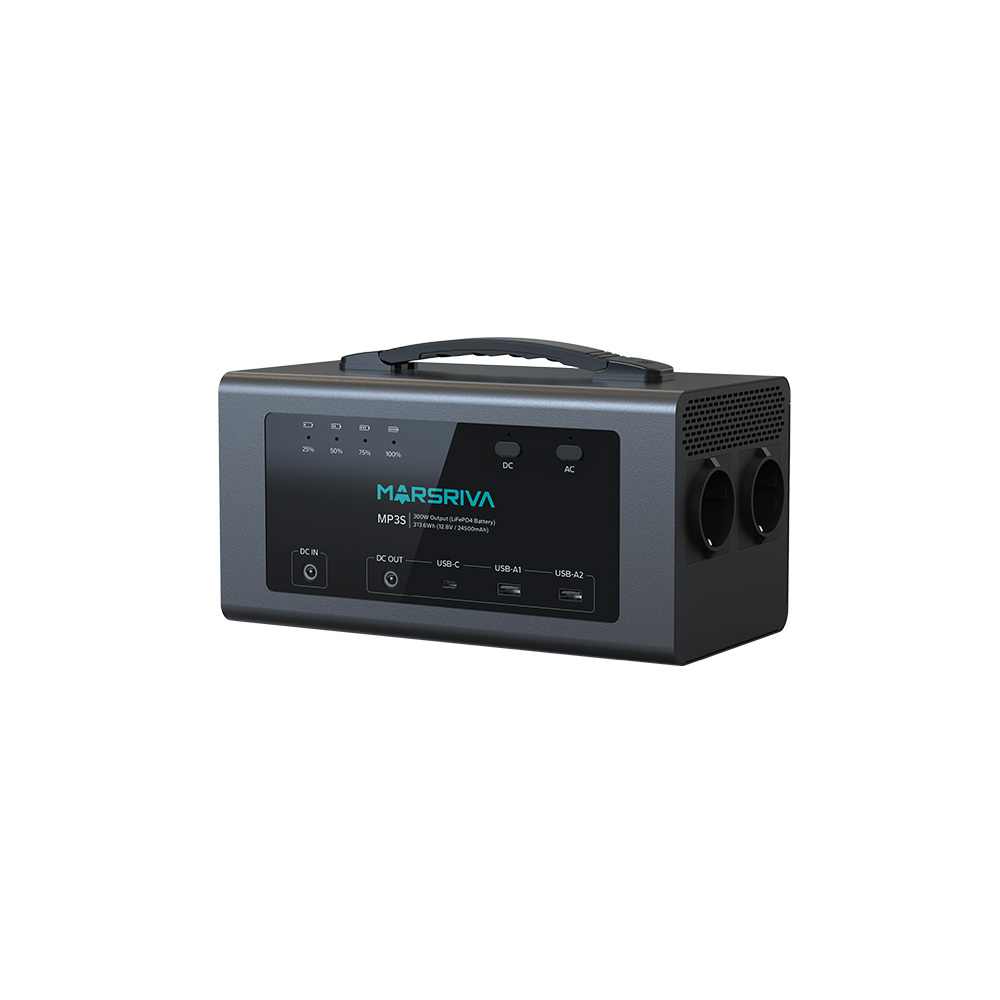 Power Station 300W Marsriva MP3S (327.6WH/12.8V/25600MAH)