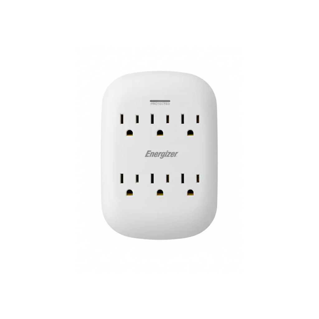Regleta de Pared 6 Tomas Energizer YB106P