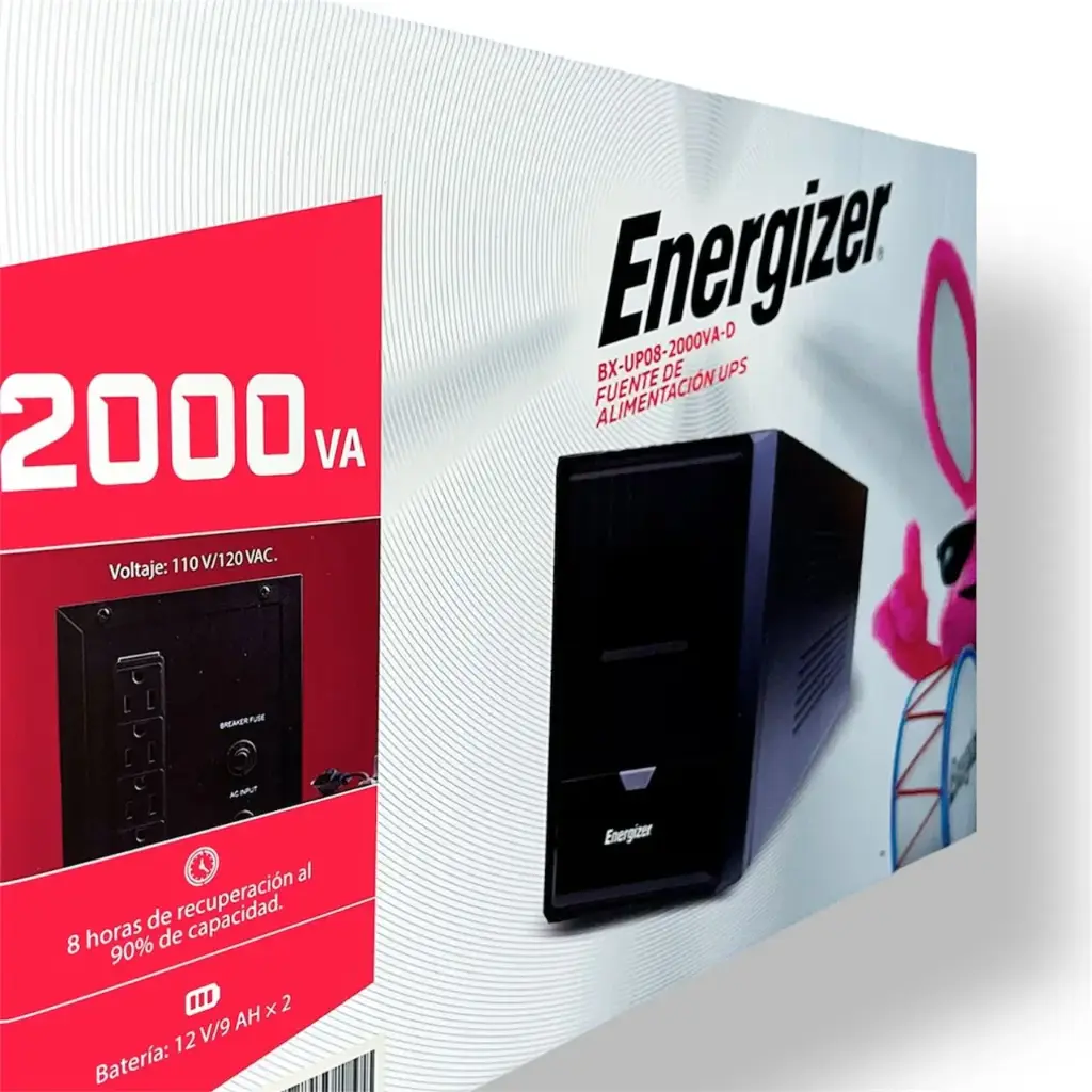 UPS 2000VA 4 Tomas Energizer BXUP082000VAD