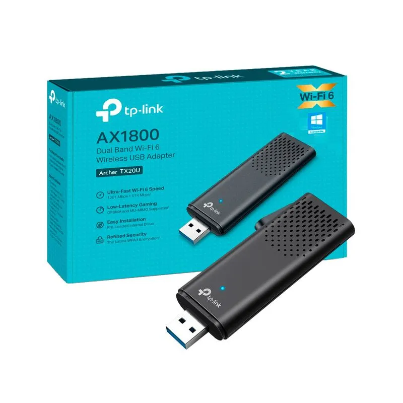 Tarjeta De Red Wifi USB AX1800 Archer Tp-link TX20U
