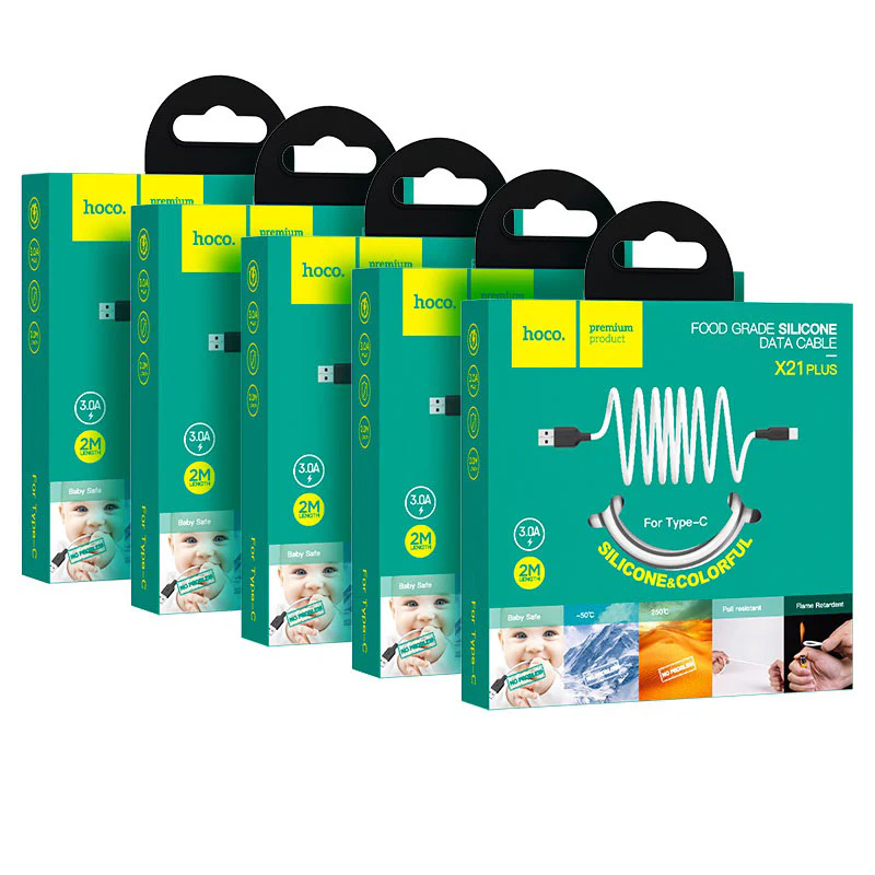 [CBL0006] Cable Tipo C Silicon 2M Hoco X21+