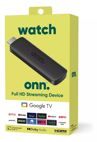 [CNV0002] Convertidor Smart TV Watch Onn Google TV Full HD