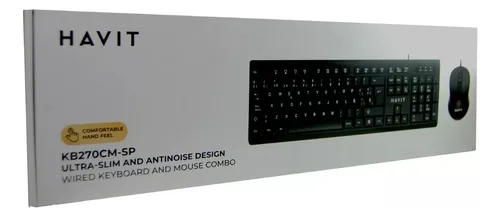 [TMO0009] Teclado + Mouse USB Havit KB270CM