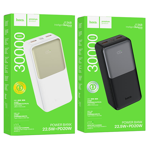 [PWE0005] Power Bank 30.000 mAh Hoco J136B