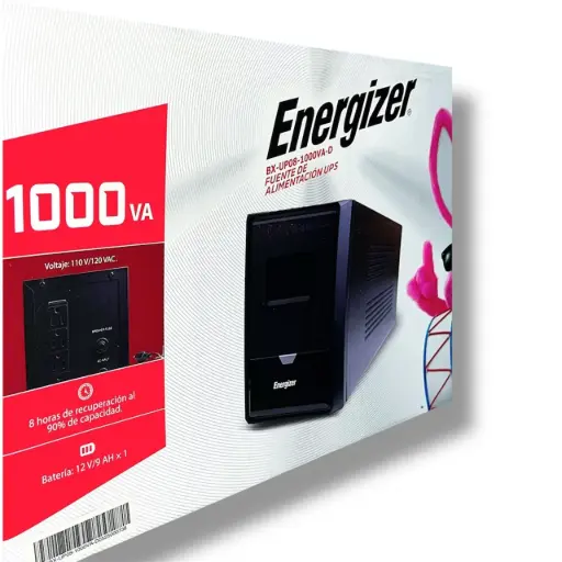 [UPS0022] UPS 1000VA 4 Tomas Energizer BXUP081000VAD