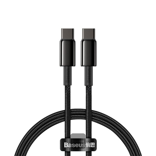 [CBL0016] Cable Tipo-C a Tipo-C 100W Carga Rapida 1M Baseus CATWJ-01