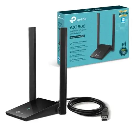 [RED0069] Tarjeta De Red Wifi USB AX1800 Archer Tp-link TX20U Plus